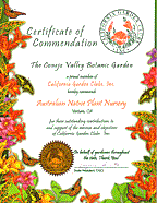Business commendation certificate
