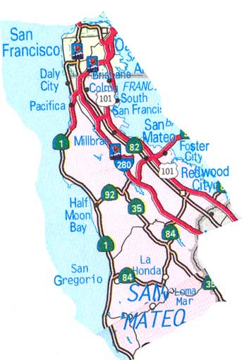 map of Bay Ocean District