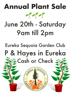ESGC Annual Plant Sale June 20 9a-2p